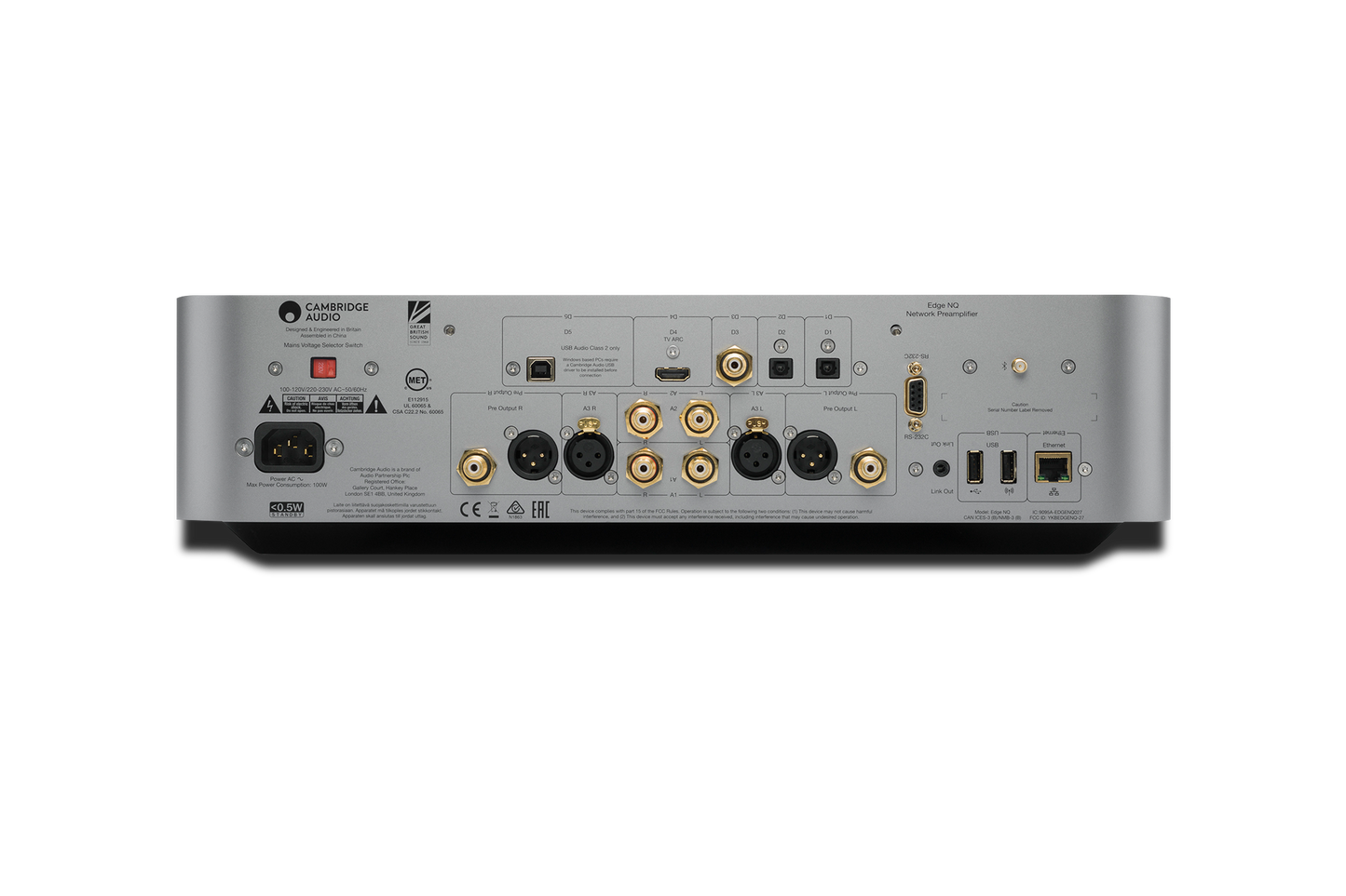 EDGE NQ Preamplifier with Network Player
